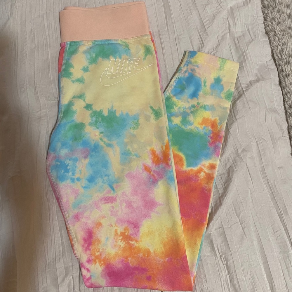 Nike tie dye high waist leggings